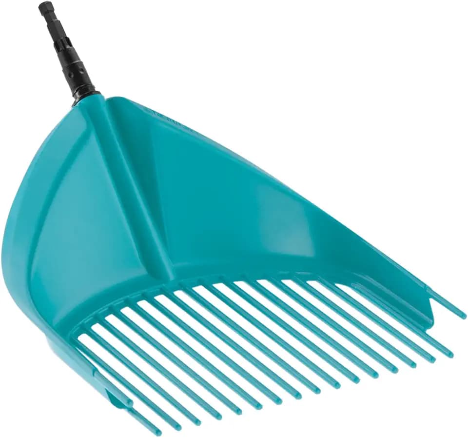 Gardena combisystem-Schaufel-Rechen: Handlicher Schaufel-Rechen zum Zusammenfegen und Aufheben von Laub und Gartenabfällen, mit robusten Kunststoffzinken, Arbeitsbreite 36,5 cm (3120-20)