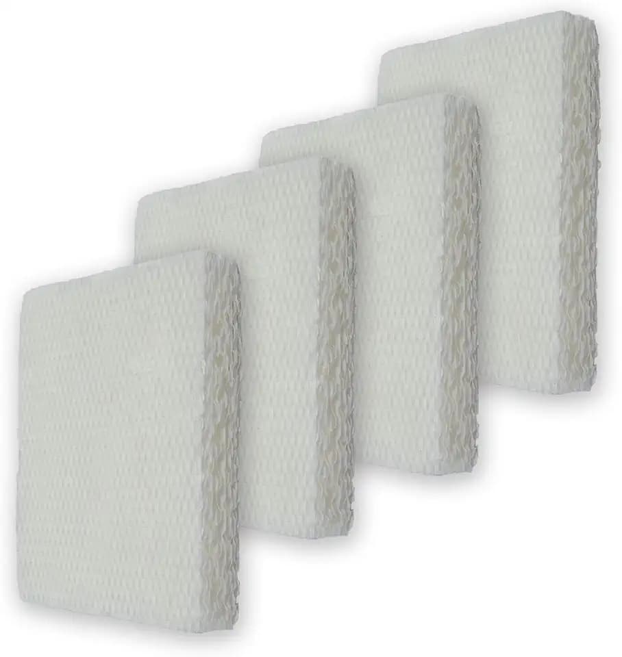 PUREBURG HFT600 Replacement Wick Filters Compatible with Honeywell HFT600 Fits HEV615 & HEV620 Series Top Fill Tower Humidifier, Filter T, Pack of 4