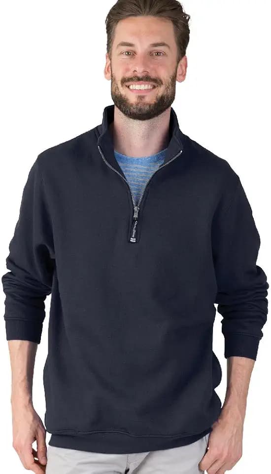 Charles River Apparel Unisex Crosswind Quarter Zip Sweatshirt