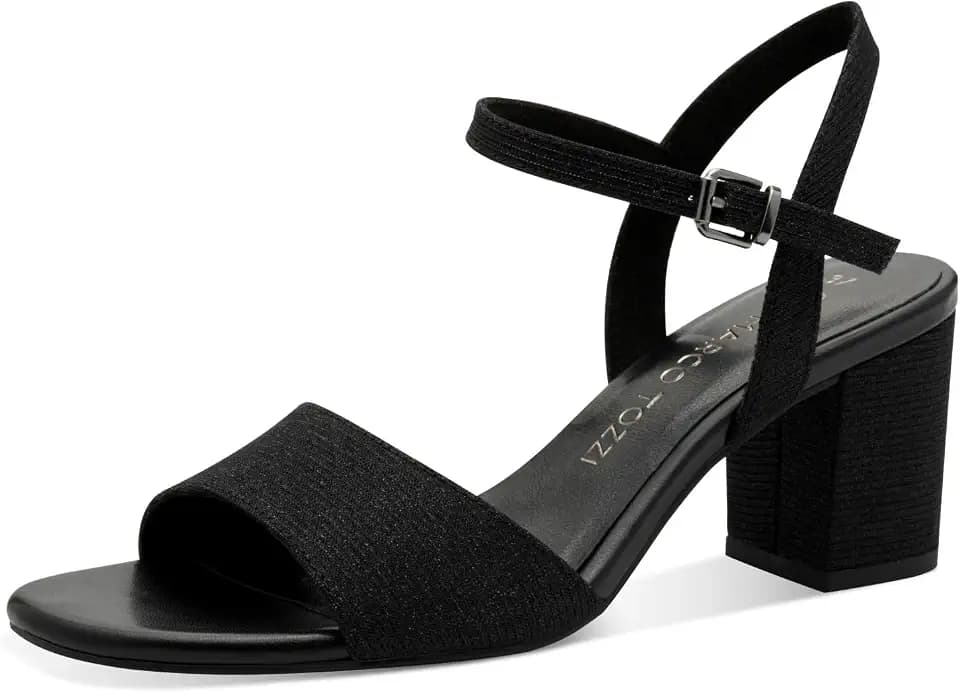 Marco Tozzi Damen Sandalen mit Absatz Blockabsatz