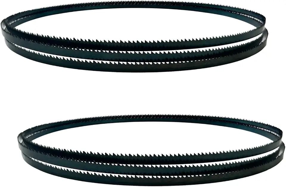 FOXBC 59-1/2" x 1/4" x 14 TPI Bandsaw Blade for Sears Craftsman, B&D, Ryobi, Delta, and Skill 9" Bandsaw - 2 Pack