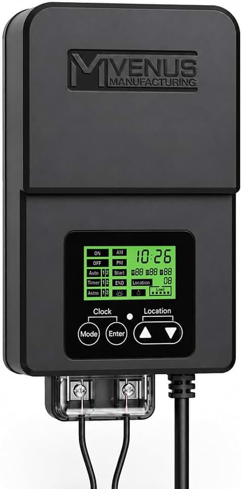 VENUS MANUFACTURING 200W Low Voltage Landscape Lighting Transformer 12V