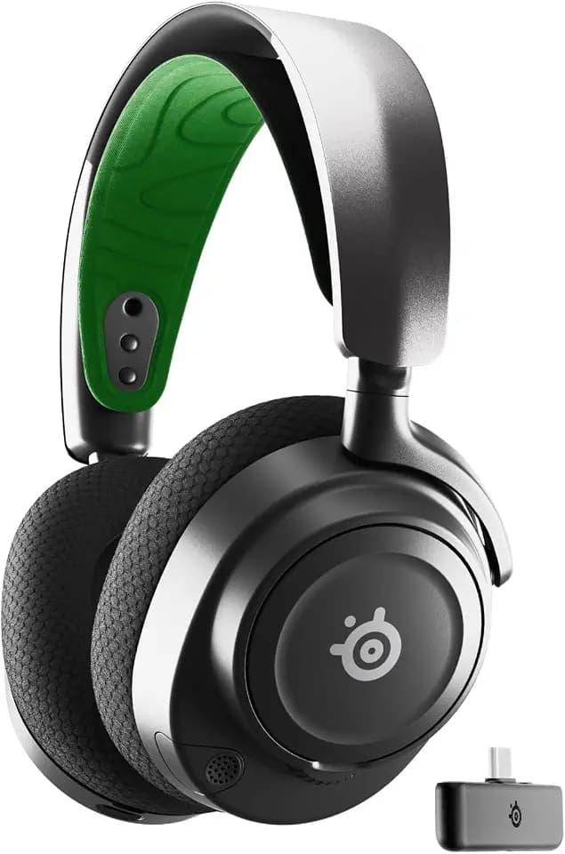SteelSeries Arctis Nova 7X Wireless- Multi-Plattform Gaming-Headset-PS5,PC,Mobile - Magnetische Neodym-Treiber- 2,4 GHz + Mischbarer Bluetooth- 38 H Akkulaufzeit– ClearCast Gen 2 KI-Mik