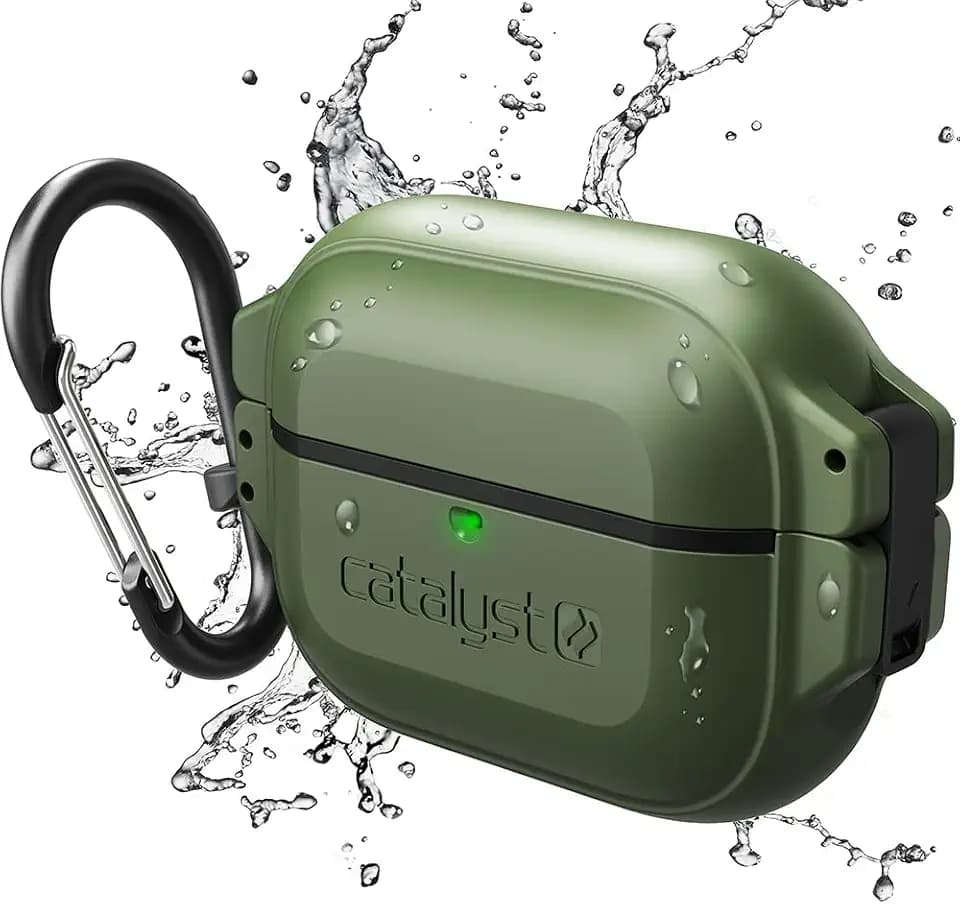 Catalyst Total Protection Case for AirPods 3rd Generation 2022, 330ft Waterproof Case for AirPods 3, Shockproof Cover for AirPods 3rd Generation, Durable Protection for AirPods 3 with Carabiner