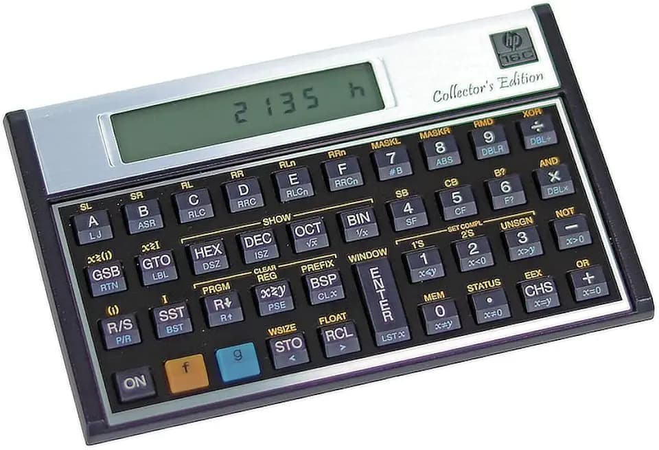 HP – Programmierer-Computerrechner 16C, Collector’s Edition