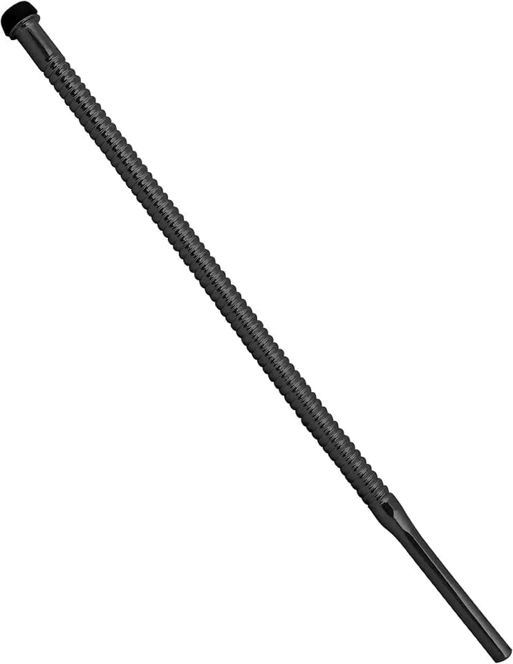 Westbrass D1131-62 3/8" x 15" Corrugated Riser for Faucet and Toilet, Matte Black