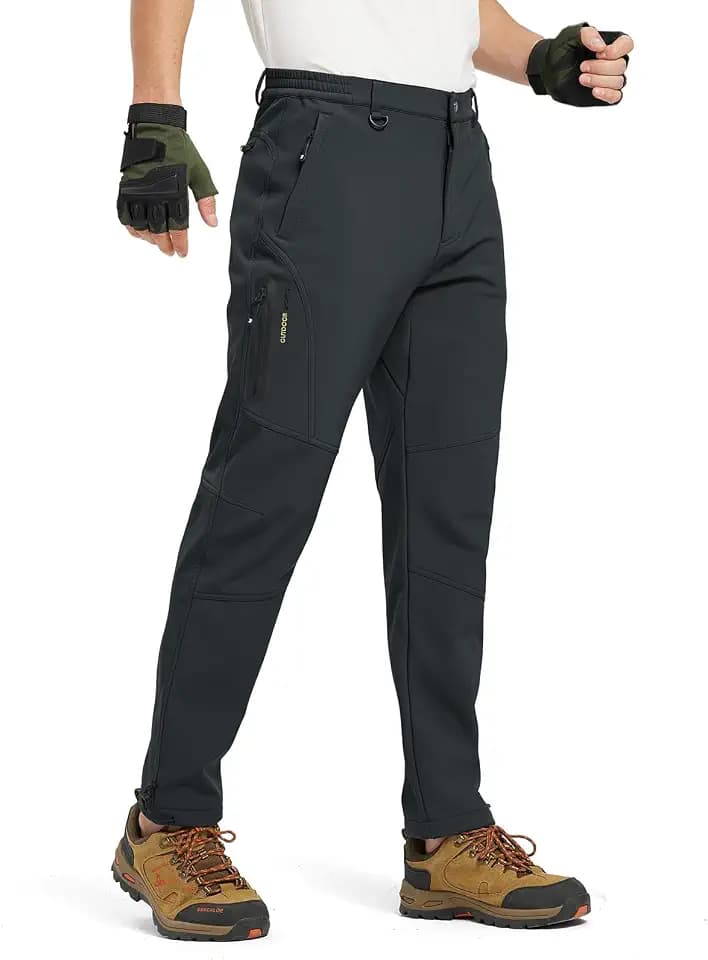 donhobo Herren Wanderhose Wasserdicht Softshellhose Skihose Outdoorhose