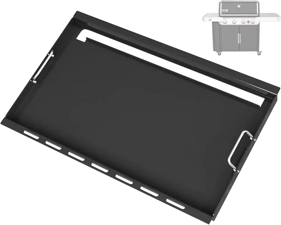 Full Size Griddle Insert for Weber Genesis II 400 Series Gas Grills