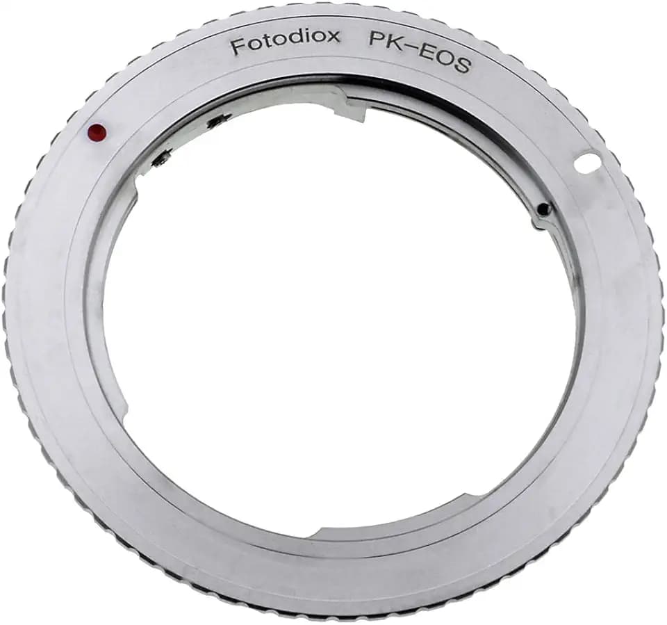 Fotodiox Pro Lens Mount Adapter Compatible with Pentax K Lenses on Canon EOS (EF, EF-S) Mount D/SLR Camera Body