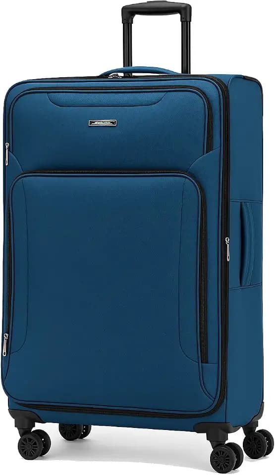 World Traveler Dejuno Jasper 28-Inch Lightweight Expandable Spinner Luggage - Navy