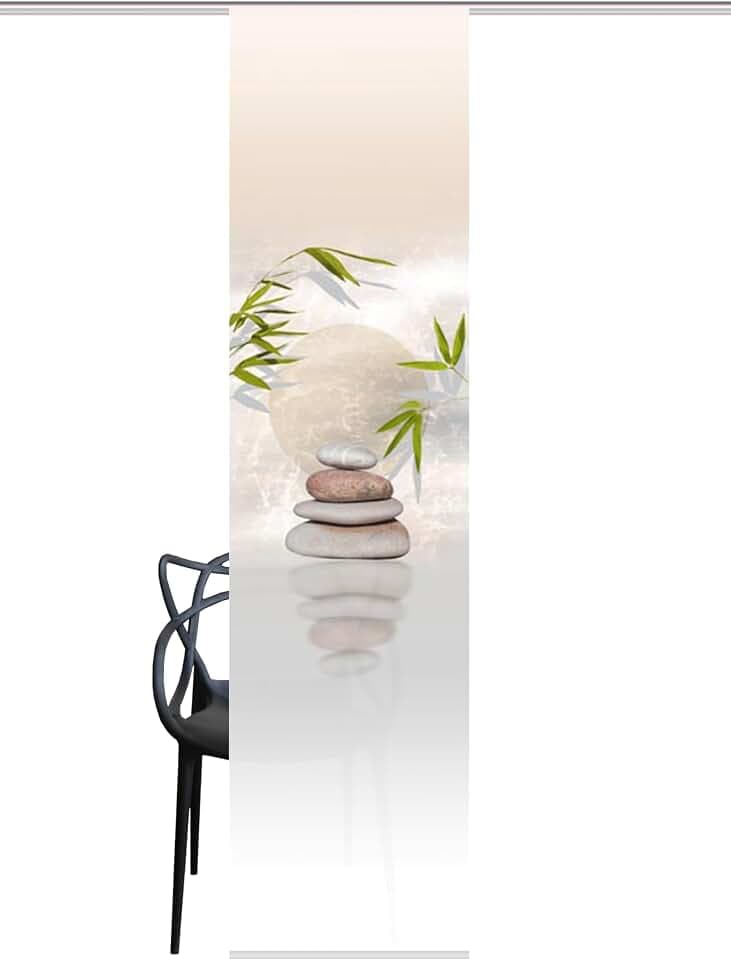 Home Fashion Schiebevorhang, Natur, 245 x 60 cm