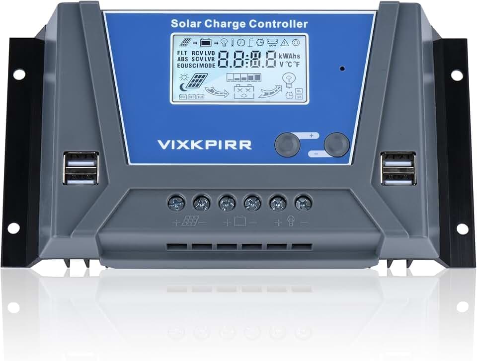 PWM 30A Solar Laderegler 12V 24V 36V 48V mit Bluetooth & App