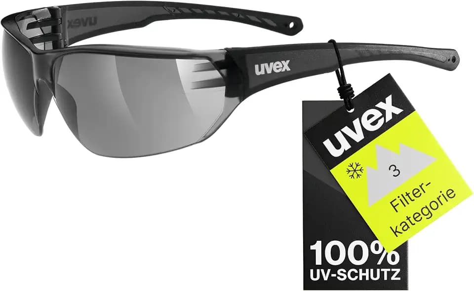 uvex sportstyle 204 - Sportbrille für Damen und Herren - 100% UVA-, B, C Schutz - druckfreier Sitz & perfekter Halt
