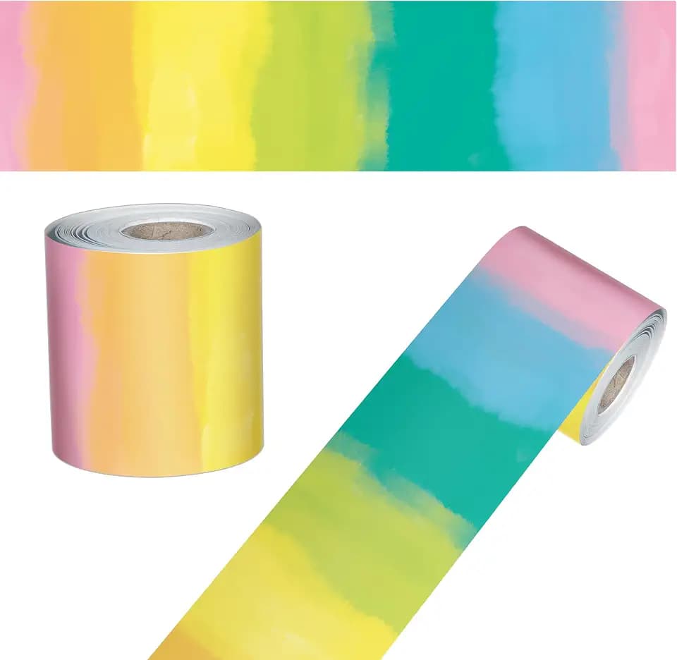 Carson Dellosa Creatively Inspired 65Ft of Watercolor Bulletin Board Border