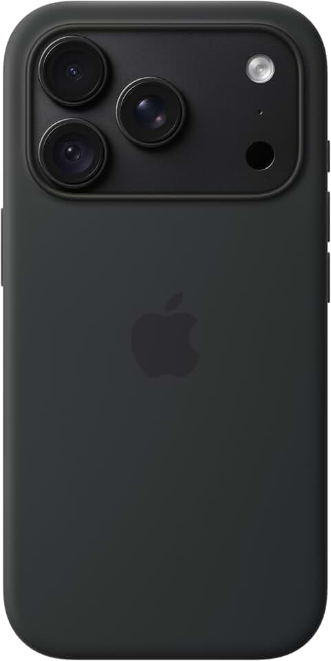 Apple iPhone 18 Pro Silikon Case mit MagSafe - Schwarz ​​​​​​​