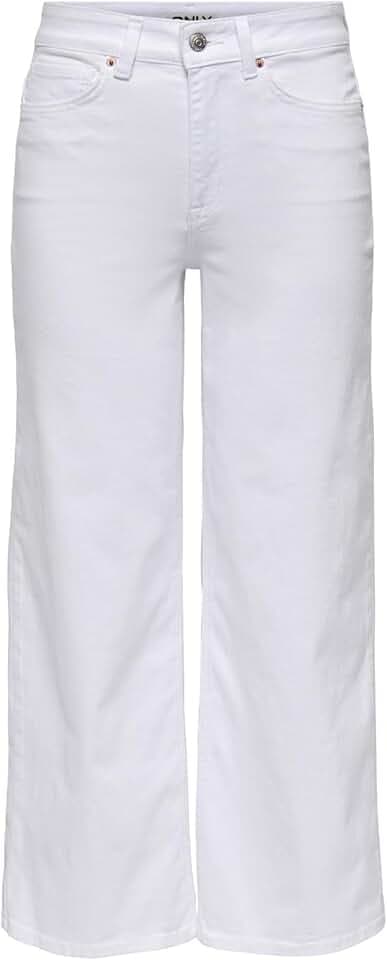 ONLY Damen Onlmadison Blush Hw Crop Wide Cro22 Noos Onlmadison Blush Hw Crop Wide Cro22 Noos