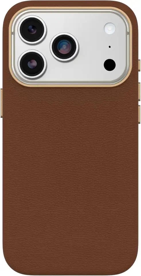 OtterBox iPhone 18/17 Pro Symmetry Series Cactus Leather Case - Brown