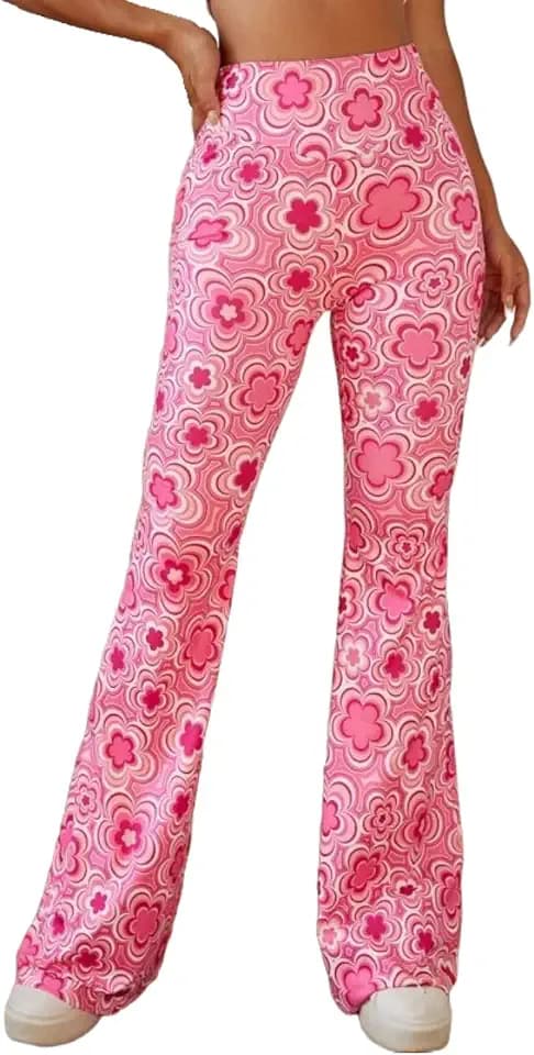 Bell Bottom Pants for Women - 70s Disco EDC Rave Festival Flare Outfits
