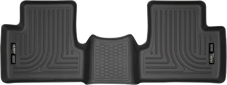 Husky Liners Weatherbeater Floor Mats | Fits 2016-2026 Dodge Durango & 2016-2022 Jeep Grand Cherokee (2022 WK Model) | Front Row, 1-pc Black - 13631