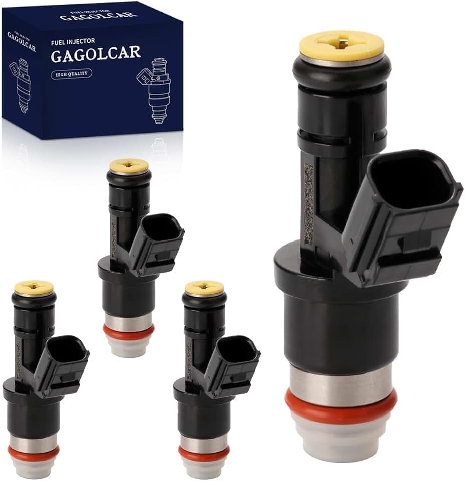 4-Pack Fuel Injectors Set | Compatible with Honda CR-V 2010-2011 Civic 2013-2015 Accord 2008-2012 Acura TSX 2009-2014 ILX 2013-2015 L4 2.4L| Replaces FJ1046 16450-R40-Y01