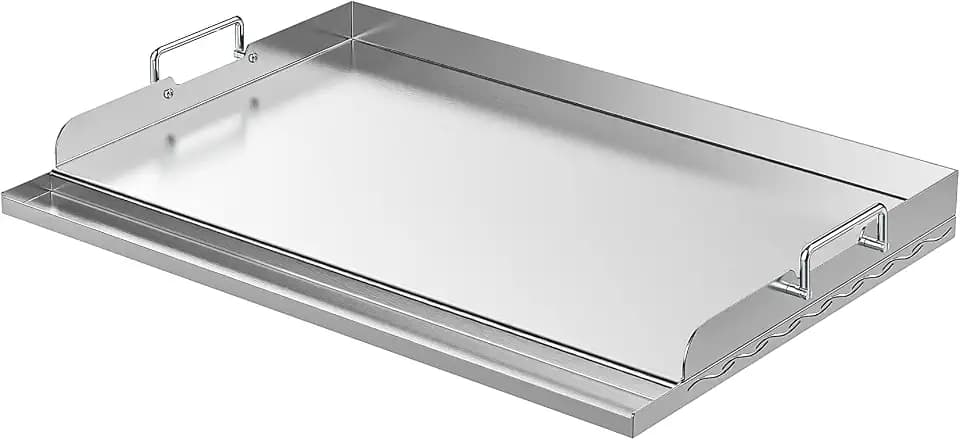 Skyflame Universal Stainless Steel Griddle Plate, 23" x 16"