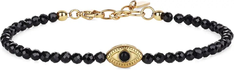 COAI Women's Beaded Bracelet, Evil Eye Bracelet for Women