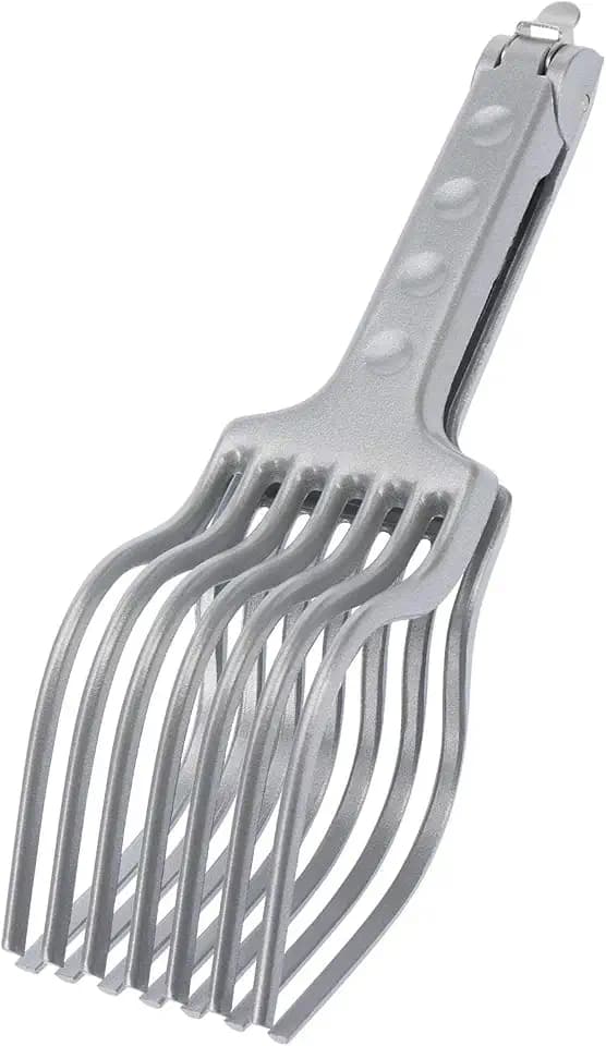 Westmark Tranchierhilfe/Schneidzange, mit Scharniersperre, Aluminiumdruckguss, Tranchetta, Silber, 63002260