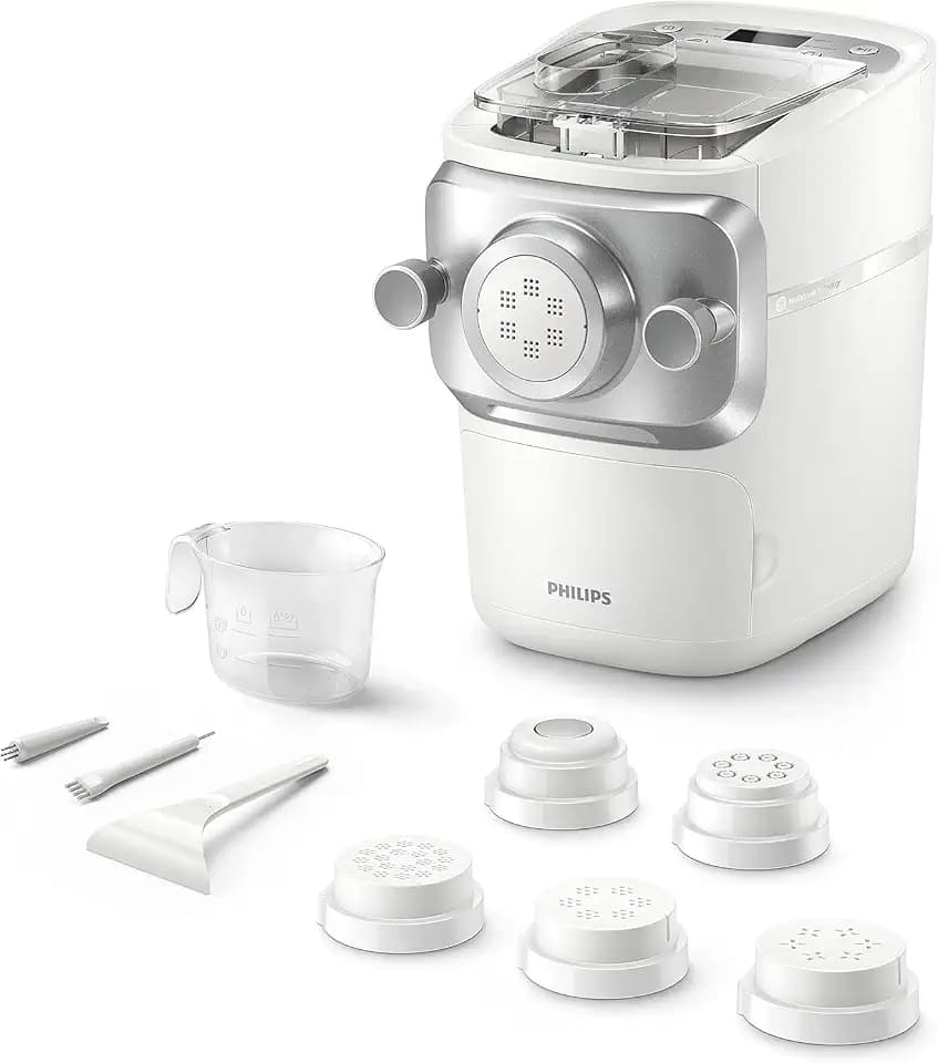 Philips PastaMaker 7000 Serie, Weiß, 8 Pastasorten