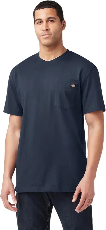 Dickies Men's Heavyweight Heathered Short Sleeve Pocket T-Shirt