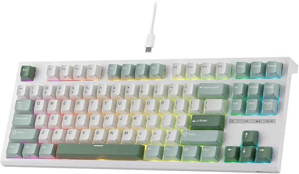 RK ROYAL KLUDGE C87 Hall Effect Mechanical Gaming Keyboard, Magnetic Switch