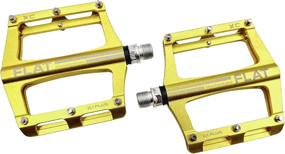 UPANBIKE Mountain Bike Bearing Pedals 9/16'' Spindle Aluminum Alloy Flat Platform for BMX MTB Road Bicycle