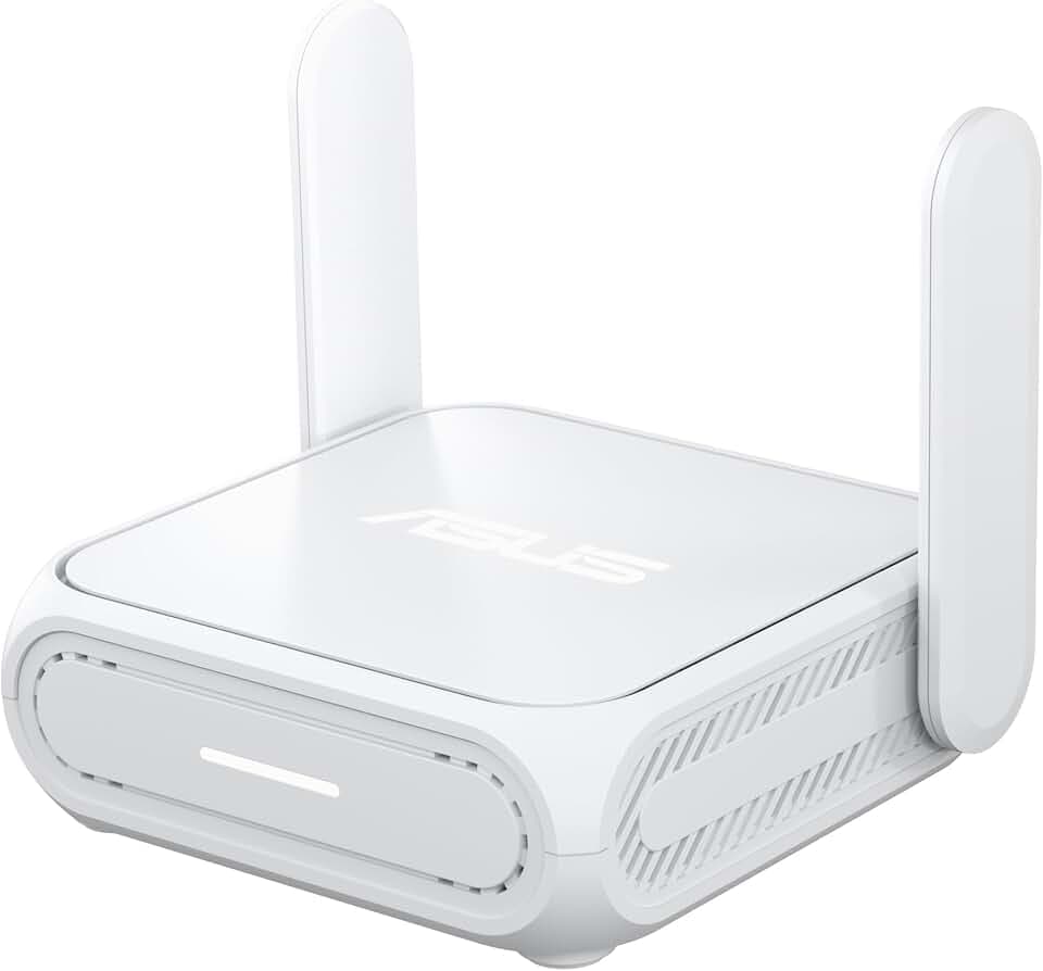 ASUS RT-BE58 Go Travel Router WiFi 7 Dual-Band, 3.6Gbps, Secure Public WiFi