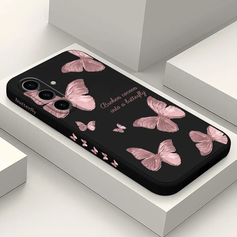 LEECG for Samsung Galaxy S25 FE Case, Stylish Floral Pattern Designs