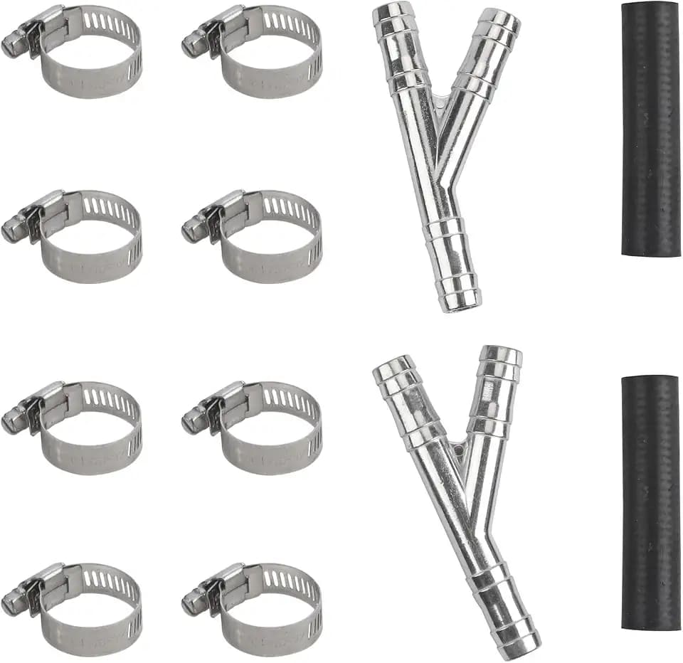47238HP Aluminum Heater Hose Repair Kit Y Connector Fit for Dodge Ford