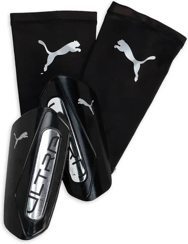 Puma Ultra Light Sleeve Schienbeinschoner, Erwachsene, Unisex, Schwarz, Größe M
