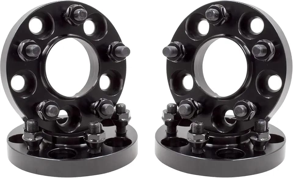 Wheel Accessories Parts 4 Pcs Hub Centric Wheel Spacers 5 on 4.50 114.3mm 20mm Thick 64.10mm Hub M12x1.5 12x1.5 Thread Stud Fits Honda ｜ Acura Passenger Cars