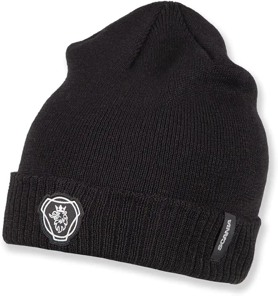 Offizielle Scania Griffin-Logo, schwarze Truck-Mütze, Einheitsgröße, Geschenk für Herren und Herren, Schwarz