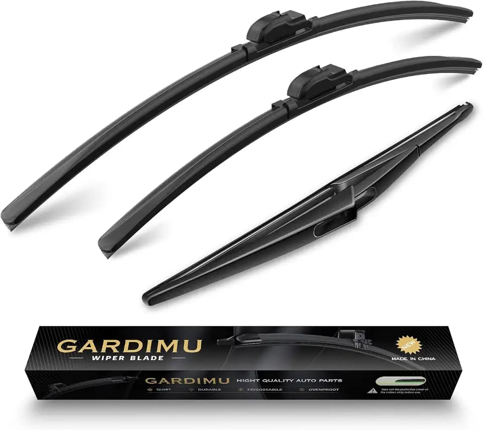 Front and Rear Windshield Wiper Blades for Nissan Rogue 2021-2026