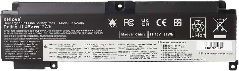 01AV406 Laptop Akku für Lenovo ThinkPad T460S T470S Serie, Ersatz für 01AV405 01AV407 01AV408 01AV462 00HW025 00HW024 00HW038 L16M3P73 SB10J79003 SB10K97605 SB10J79002 SB10J79004 SB10F46462