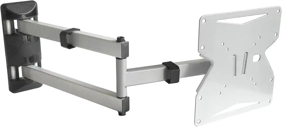 TV Wandhalterung Universal Fernseh Halterung - Schwenkbar Neigbar - TV Wand Halter Aufhängung für 3D HD LED LCD Fernseher - 15-55 Zoll - VESA 75 100 200x100 200 Silber Modell: S89S