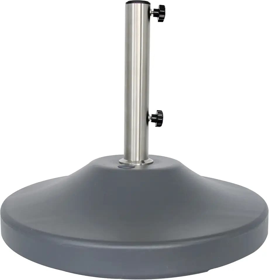 US Weight Fillable 120lb Capacity Commercial Free Standing Umbrella Base Heavy Duty, Umbrella Base with Wheels, Fillable Patio Umbrella Base Outdoor Stand, Made in The USA