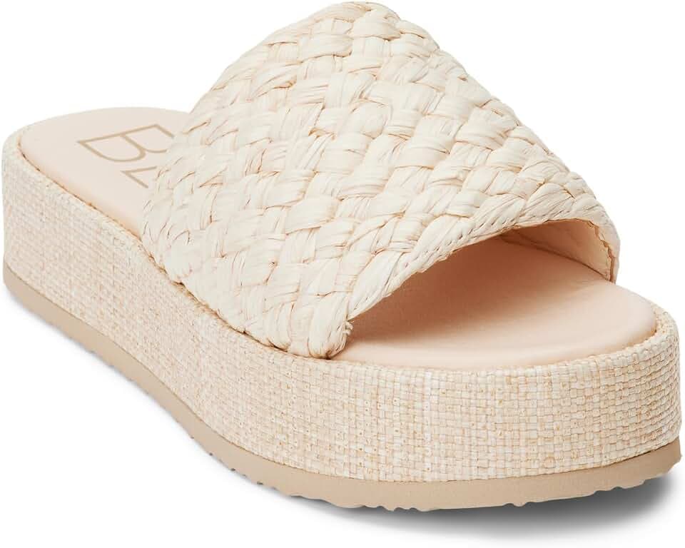 BEACH by Matisse Womens Cairo Platform Casual Sandals Casual Low Heel 1-2" - Beige