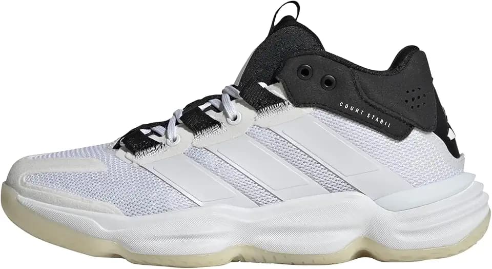 adidas Womens Court Stabil Indoor Sneakers Shoes - White