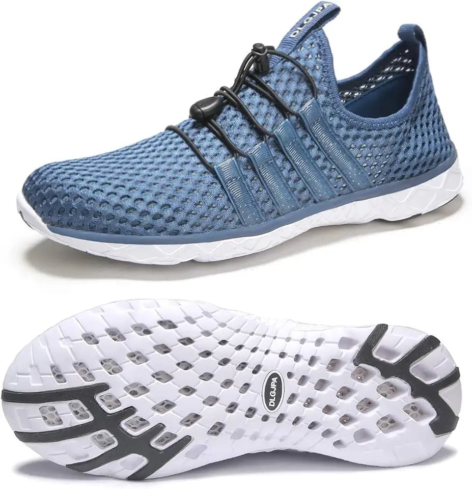 DLGJPA Men's Quick Drying Water Shoes Lightweight Sport Aqua Walk Shoes