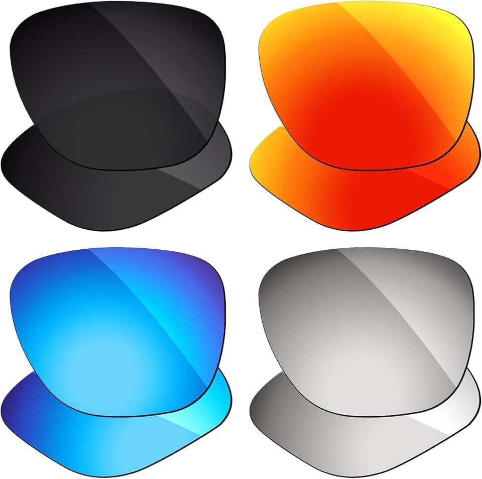4 Pairs of Polarized Lenses Replacement for Ray-Ban Meta Wayfarer (Gen 2) RW4012 50mm/RW4012 53mm Smart AI Glasses
