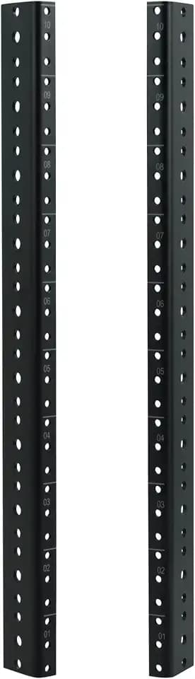 Gator Rackworks Heavy Duty Steel Rack Rail Set, 10U Rack Size (GRW-RACKRAIL-10U)