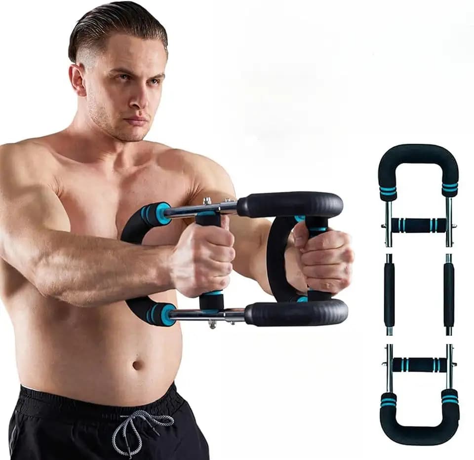Verstellbarer unterarmtrainer, unterarm trainingsgerät fitnessgeräte für zuhause, bizeps Brust kraftraining Handgelenk trainingsgeräte, Portable Home Fitness Equipment
