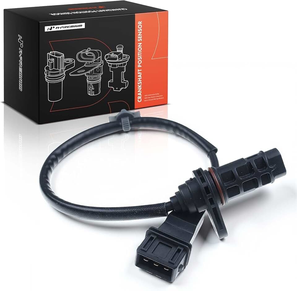 A-Premium Engine Crankshaft Position Sensor Compatible with Hyundai, Kia