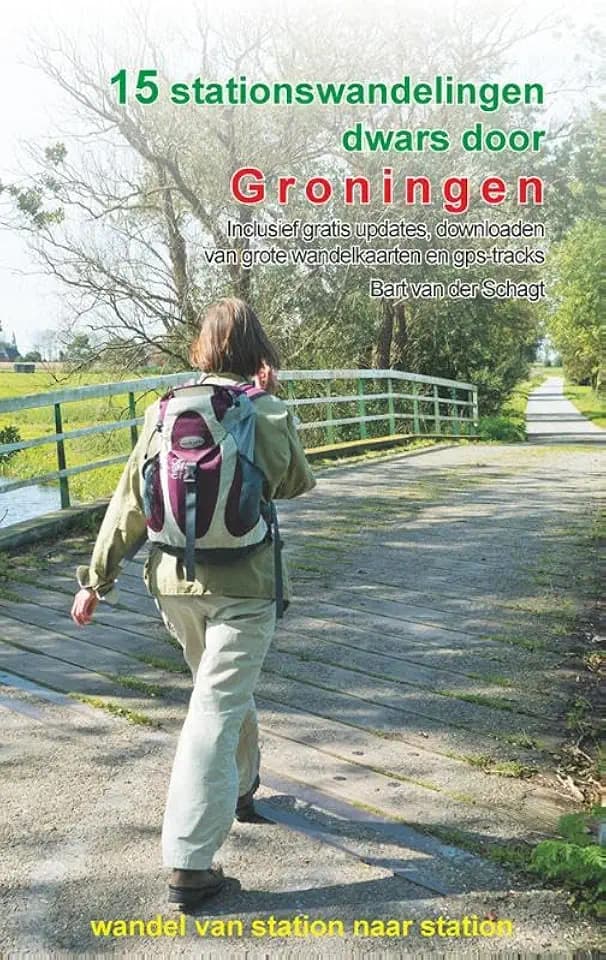 15 stationswandelingen dwars door Groningen: wandel van station naar station