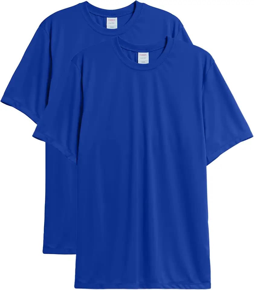 Hanes Men's Cool Dri Performance T-Shirt, Moisture-Wicking Short Sleeve Tee, 40+ UPF Protection, 2 Or 5 Pack